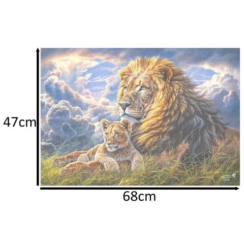 Puzzle układanka 1000 elementów Jaki ojciec taki syn 68 x 47 cm CASTORLAND Puzzle układanka 1000 elementów Jaki ojciec taki syn 68 x 47 cm CASTORLAND