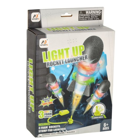 Wyrzutnia rakiet piankowych Power launcher rocket LED x3 Wyrzutnia rakiet piankowych Power launcher rocket LED x3