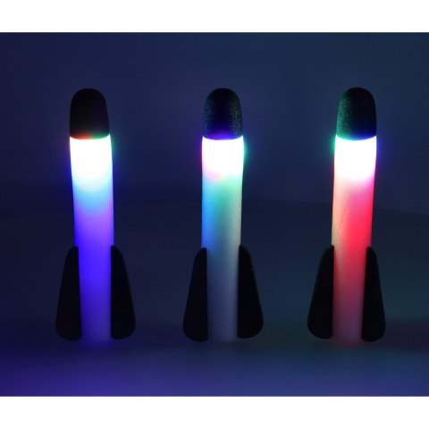 Wyrzutnia rakiet piankowych Power launcher rocket LED x3 Wyrzutnia rakiet piankowych Power launcher rocket LED x3