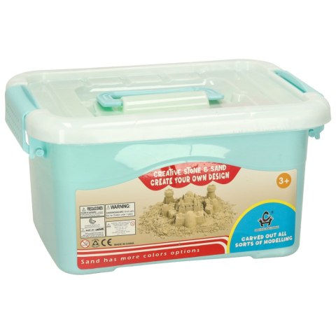 Piasek Kinetyczny w pudełku 2kg foremki różowy Piasek Kinetyczny w pudełku 2kg foremki różowy
