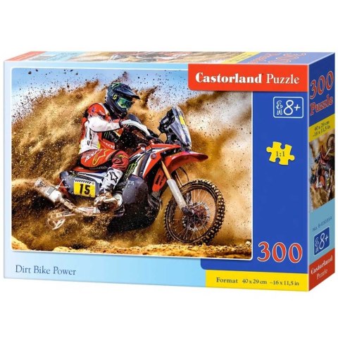 Puzzle układanka 300 elementów Motocyklista 8+ CASTORLAND Puzzle układanka 300 elementów Motocyklista 8+ CASTORLAND