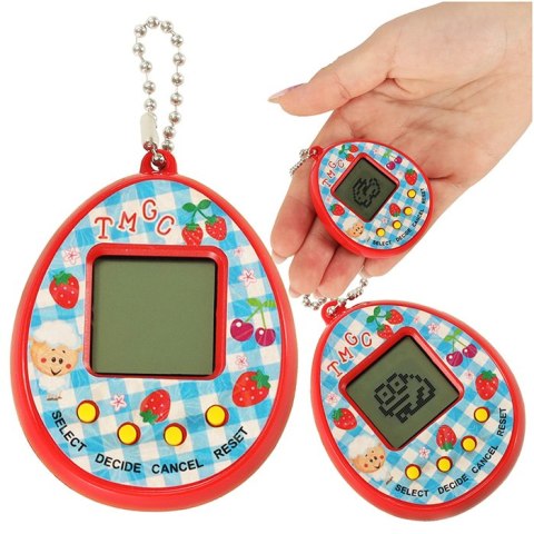 Tamagotchi gra elektroniczna dla dzieci jajko czerwony Tamagotchi gra elektroniczna dla dzieci jajko czerwony