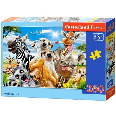 Puzzle układanka 260 elementów Afrykańskie zwierzęta 8+ CASTORLAND Puzzle układanka 260 elementów Afrykańskie zwierzęta 8+ CASTORLAND