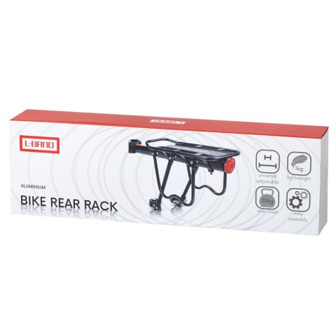 L-BRNO Bagażnik rowerowy tylny aluminium uniwersalny L-BRNO Bagażnik rowerowy tylny aluminium uniwersalny