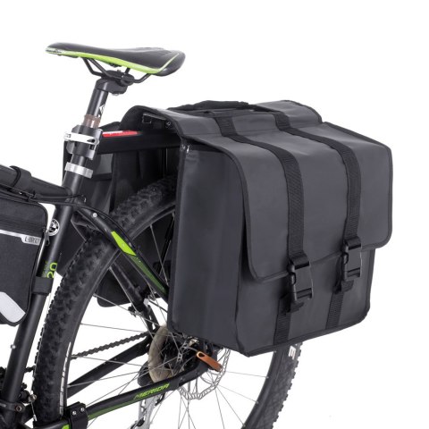 L-BRNO Torba sakwa rowerowa podwójna dwukomorowa boczna na rower bagażnik 35L L-BRNO Torba sakwa rowerowa podwójna dwukomorowa boczna na rower bagażnik 35L