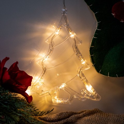 Lampki LED wisząca ozdoba dekoracja świąteczna choinka 10 LED Lampki LED wisząca ozdoba dekoracja świąteczna choinka 10 LED
