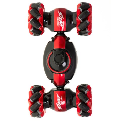 Samochód zdalnie sterowany na pilota RC Speed Pioneer Stunt Car 360 czerwony Samochód zdalnie sterowany na pilota RC Speed Pioneer Stunt Car 360 czerwony