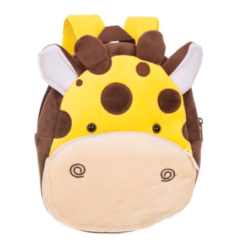 Plecak dla przedszkolaka do przedszkola pluszowy żyrafa 24cm Plecak dla przedszkolaka do przedszkola pluszowy żyrafa 24cm