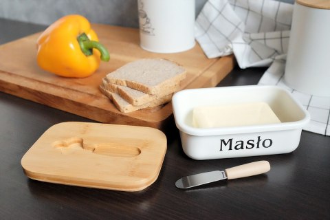 MASELNICZKA STALOWA Z NOŻYKIEM DO SMAROWANIA 2776 MASELNICZKA STALOWA Z NOŻYKIEM DO SMAROWANIA 2776