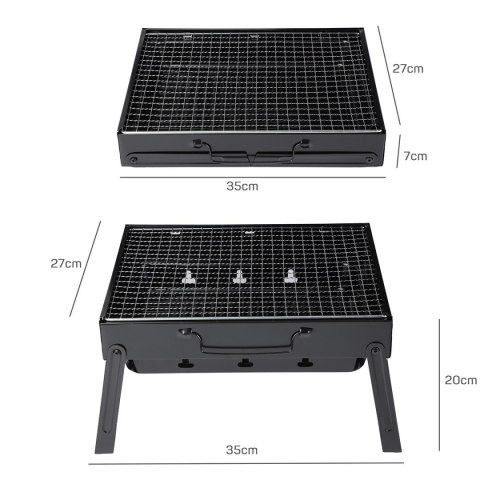 MINI GRILL WĘGLOWY TURYSTYCZNY PRZENOŚNY WALIZKA MINI GRILL WĘGLOWY TURYSTYCZNY PRZENOŚNY WALIZKA