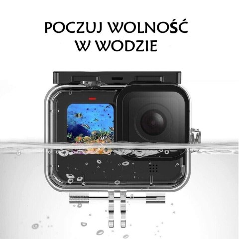 OBUDOWA WODODPORNA do GOPRO 11 MINI 10m ETUI POKROWIEC OBUDOWA WODODPORNA do GOPRO 11 MINI 10m ETUI POKROWIEC
