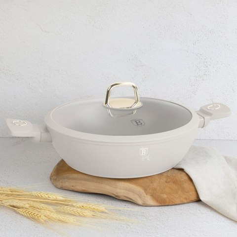 PŁASKI GARNEK TYTANOWY Z POKRYWĄ 28cm BERLINGER HAUS BH-8068 SAHARA PŁASKI GARNEK TYTANOWY Z POKRYWĄ 28cm BERLINGER HAUS BH-8068 SAHARA