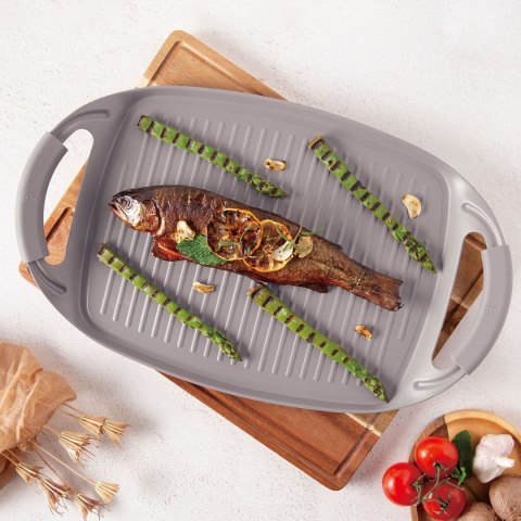 PŁYTA GRILLOWA TYTANOWA 47cm BERLINGER HAUS BH-8107 TAUPE PŁYTA GRILLOWA TYTANOWA 47cm BERLINGER HAUS BH-8107 TAUPE