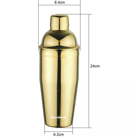 SHAKER BARMAŃSKI DO KOKTAJLI 750ml KLAUSBERG KB-7649 SHAKER BARMAŃSKI DO KOKTAJLI 750ml KLAUSBERG KB-7649