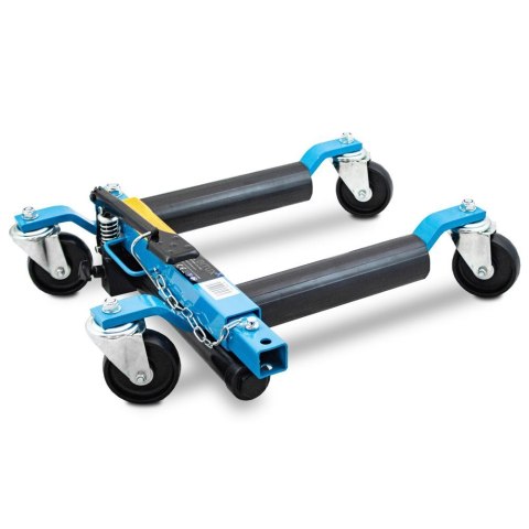 Wózek manewrowy hydrauliczny pod koła 1 sztuka niebieski Wózek manewrowy hydrauliczny pod koła 1 sztuka niebieski