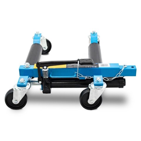 Wózek manewrowy hydrauliczny pod koła 1 sztuka niebieski Wózek manewrowy hydrauliczny pod koła 1 sztuka niebieski