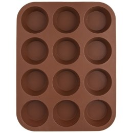 FORMA SILIKONOWA DO PIECZENIA MUFFINEK NA MUFFINKI BABECZKI 12 SZTUK 32,5X25 CM