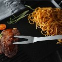 PRZYBORY AKCESORIA DO GRILLOWANIA DO GRILLA SZCZYPCE ŁOPATKA WIDELEC ZESTAW 3 EL.