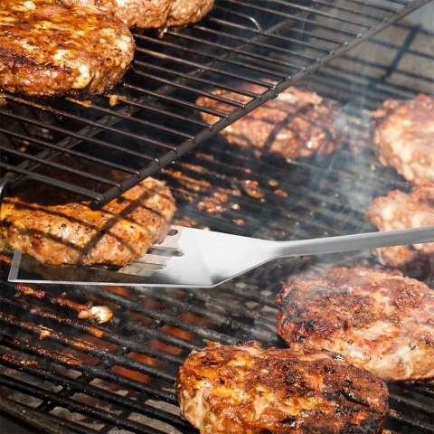 PRZYBORY AKCESORIA STALOWE DO GRILLOWANIA / SZCZYPCE ŁOPATKA WIDELEC ZESTAW 3 EL. PRZYBORY AKCESORIA STALOWE DO GRILLOWANIA / SZCZYPCE ŁOPATKA WIDELEC ZESTAW 3 EL.